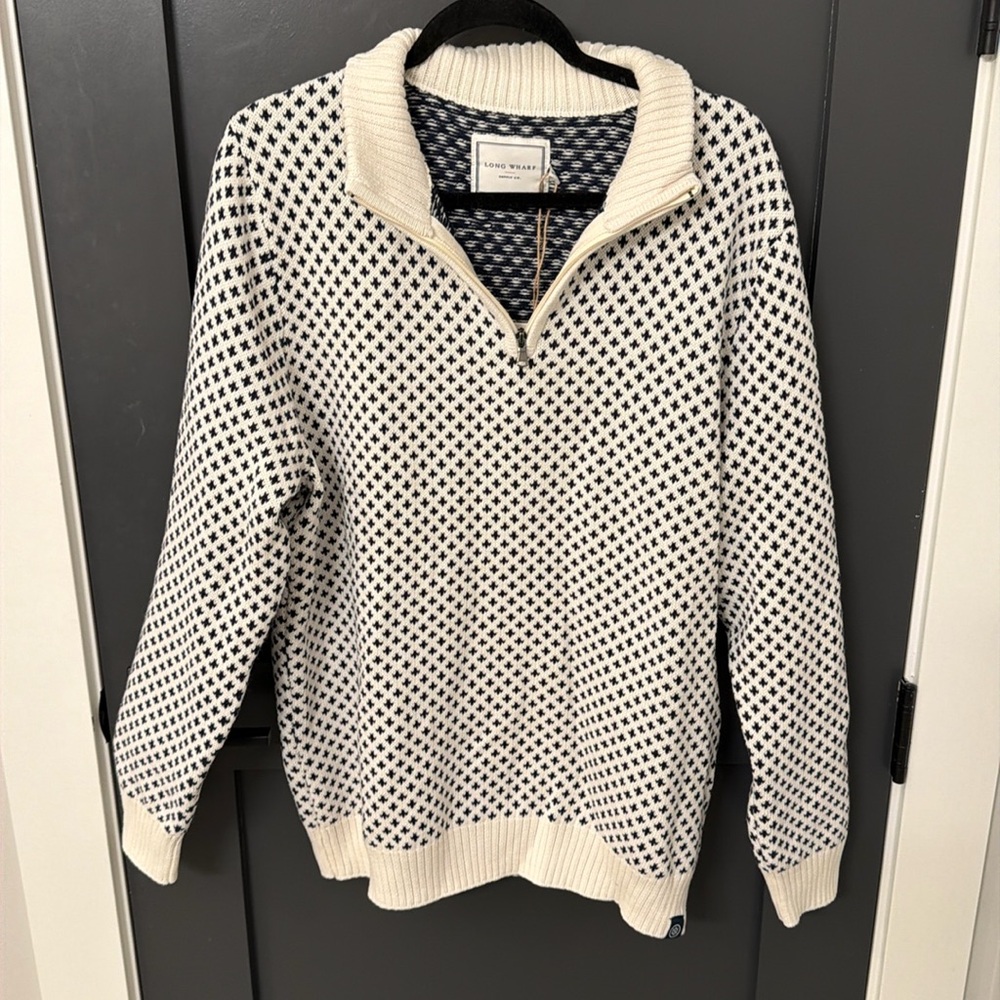 Long wharf Edgartown Seawell Quarter Zip